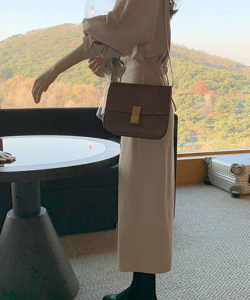スリムウエストワンピース